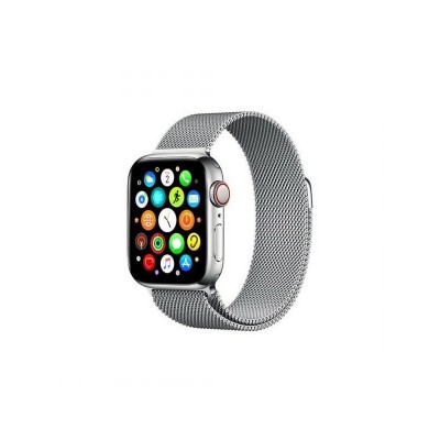 Curea Goospery Milanese Loop Compatibila Cu Apple Watch 4 / 5 / 6/ Se 44mm, Metalic Silver